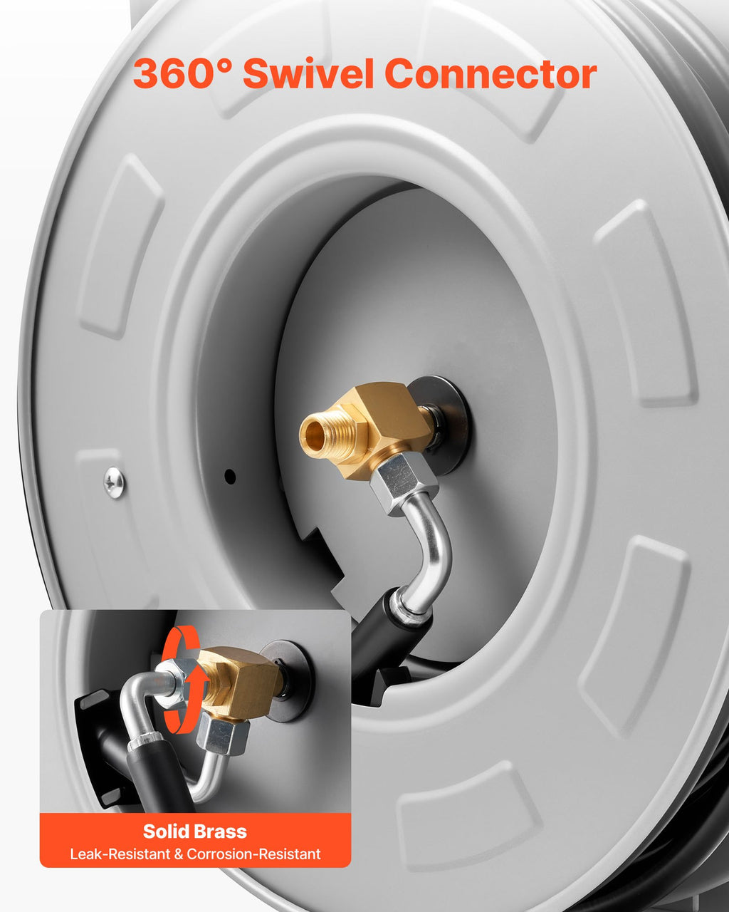 pressure washer hose reel 65 in use lifestyle