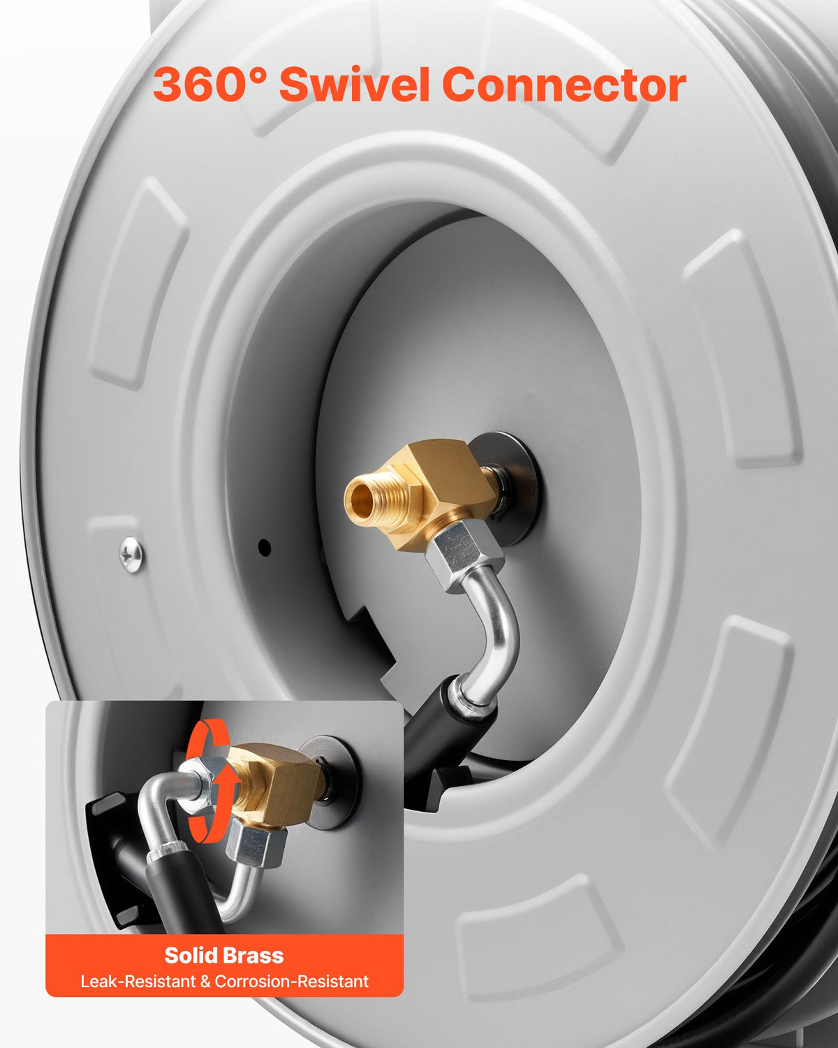 pressure washer hose reel 65 in use lifestyle