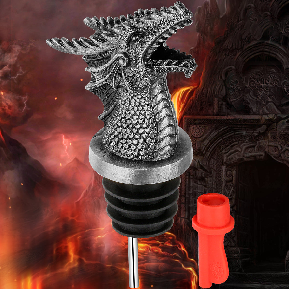 Dual Function Faucet Dispenser Wine Stopper Bottle Interesting For Cocktails - Image 3