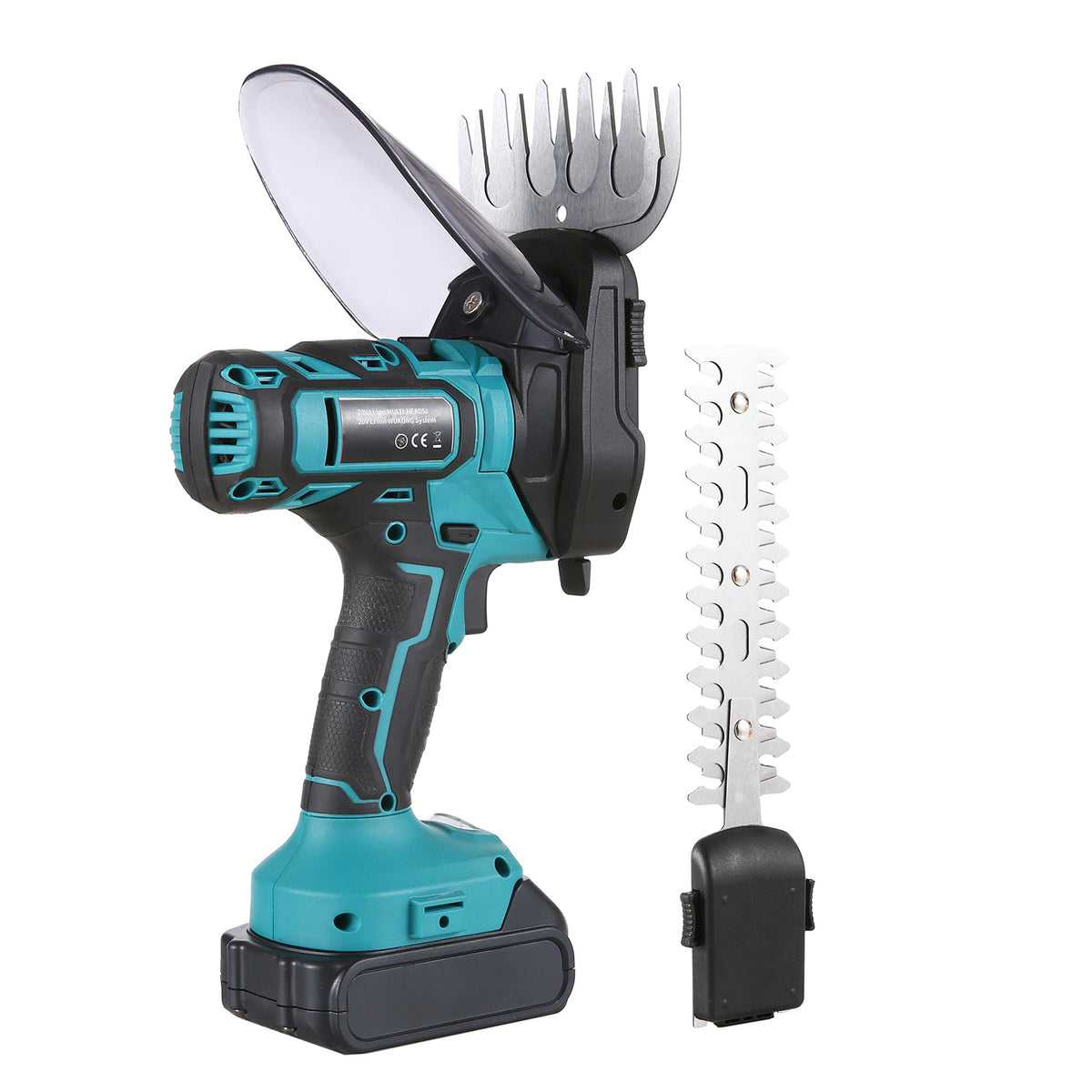 20V Cordless Grass and Hedge Trimmer with Handheld Pruning Shears - Additional Product View Grass and Hedge Trimmer