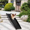 60 inch Nonslip Folding Dog Ramp Tri Fold Portable Lightweight Pet Ramp for