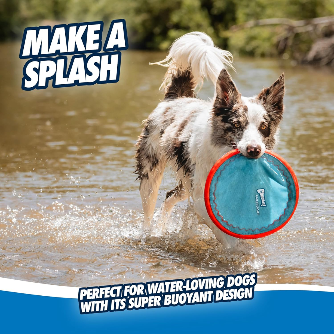 Paraflight Flying Disc Dog Toy Water Floating Flyer Durable Nylon Construction - Image 4