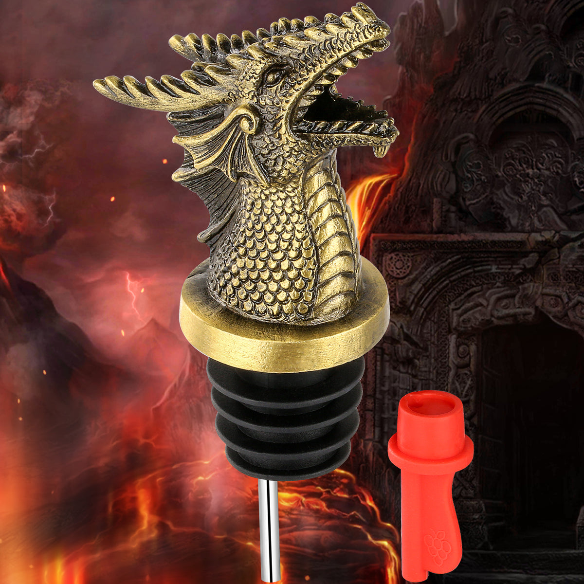 Dual Function Faucet Dispenser Wine Stopper Bottle Interesting For Cocktails - Image 7