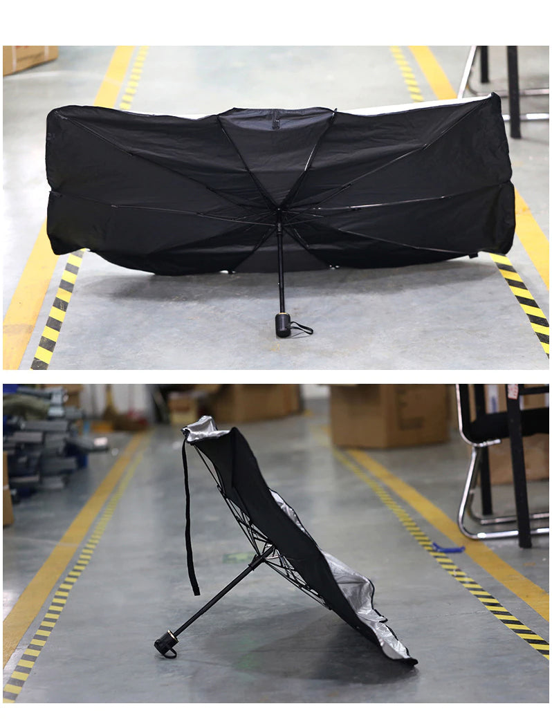 51" car windshield sun shade dimensions and features