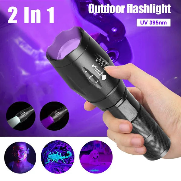Superhelle UV Taschenlampe Ultraviolett Taschenlampe Schwarzlicht Licht Lampe - Image 5