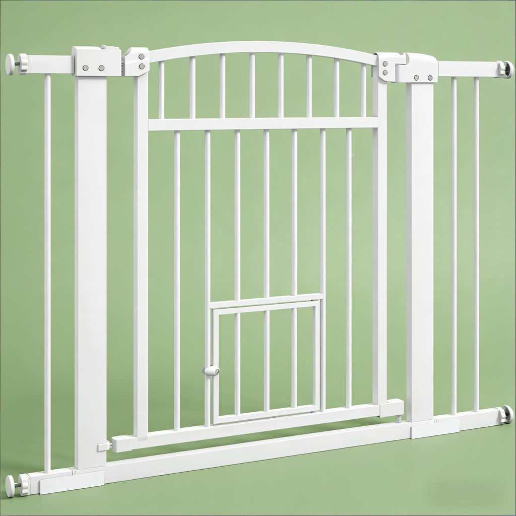Pet Gate Extra Wide Walk Through Dog Cat Door