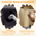 40" Multi Level Cat Tree for Munchkin & Old Cats Stable Wide Base Soft