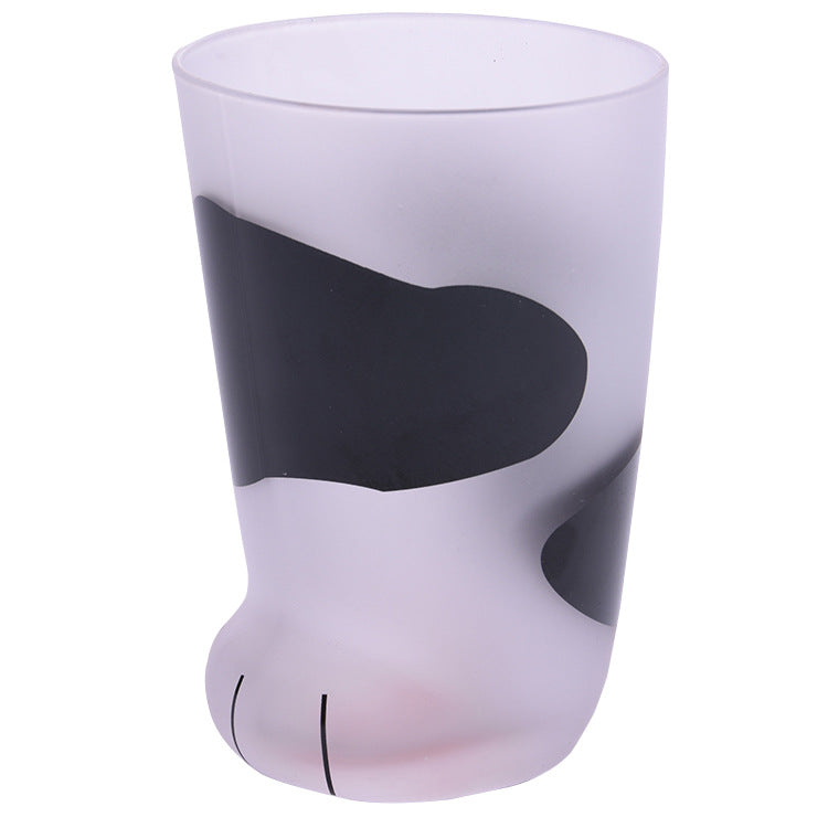 Creative Cute Cat Paws Glass Tiger Paws Mug Office Coffee Mug Tumbler - Image 2