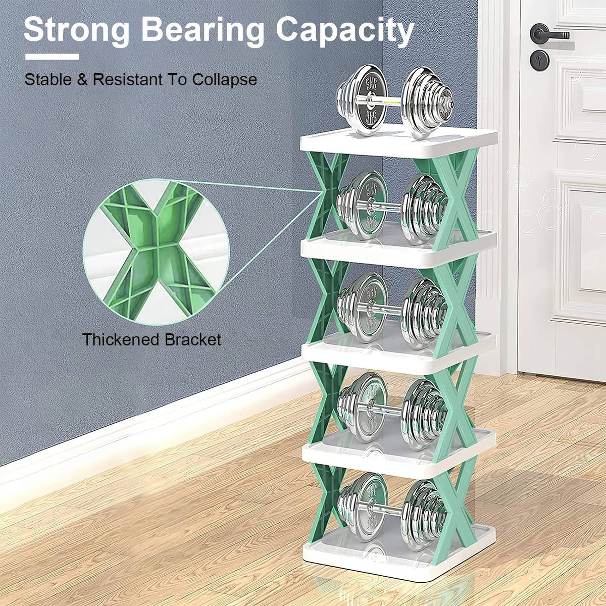 1pc 9tier narrow entryway shoe in use lifestyle