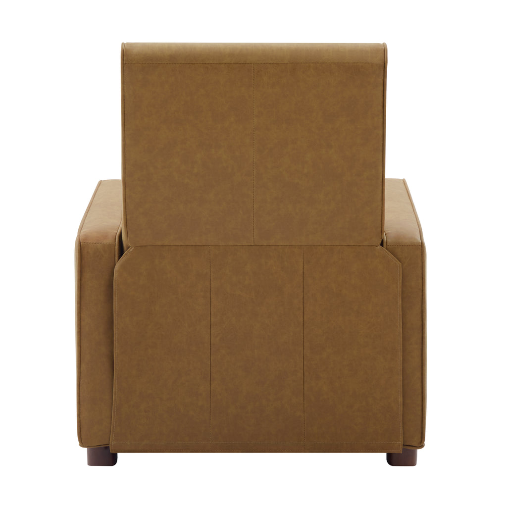 Modern Manual Recliner Chair PU Upholstered 2 Position Recliner with 160° - Image 2