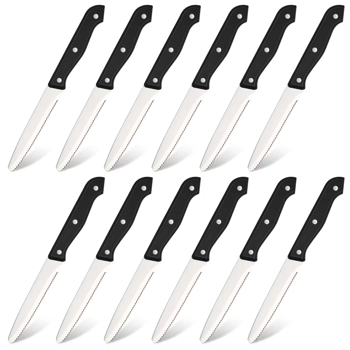 12 piece Kitchen Knife And Accessory Set With High carbon Stainless Steel - Image 5