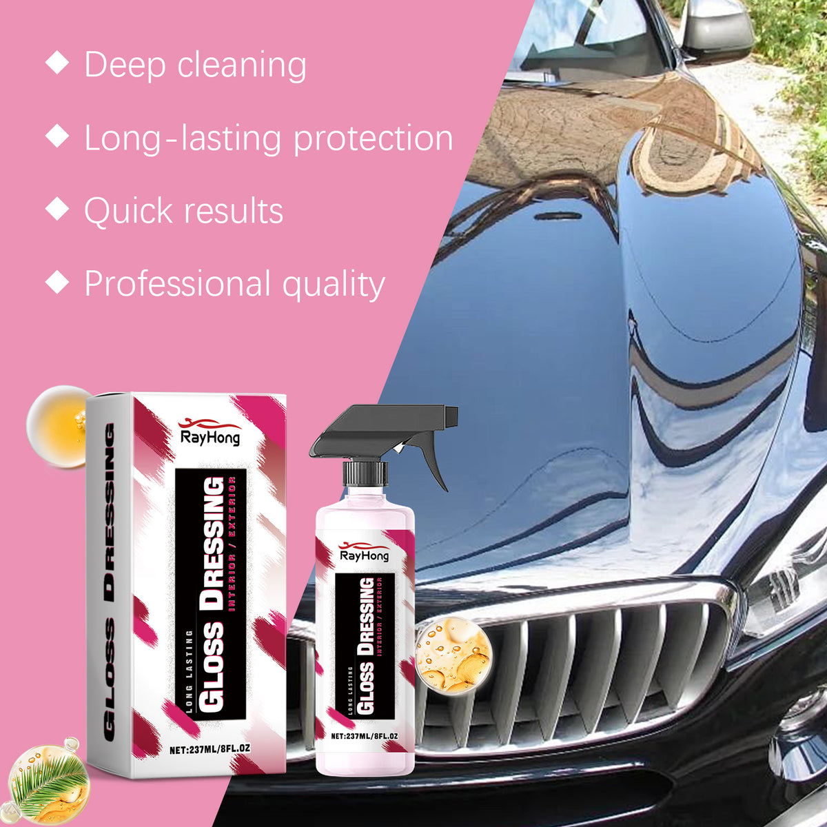 Car Gloss Care Agent Paint Anti Stain Scratch Repair Polish - Image 2