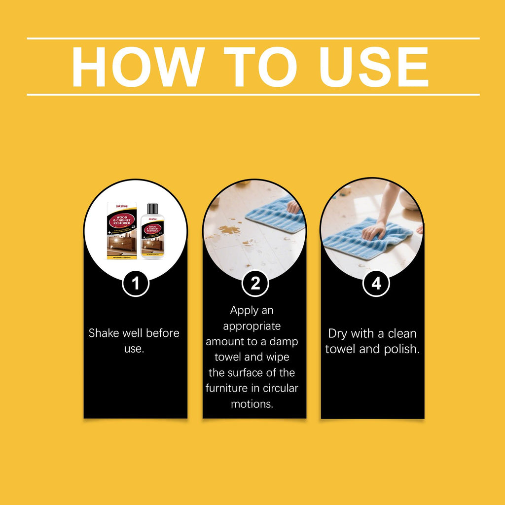 JAKEHOE Wood and Cabinet Restorer Kit 1set Kit - Image 5