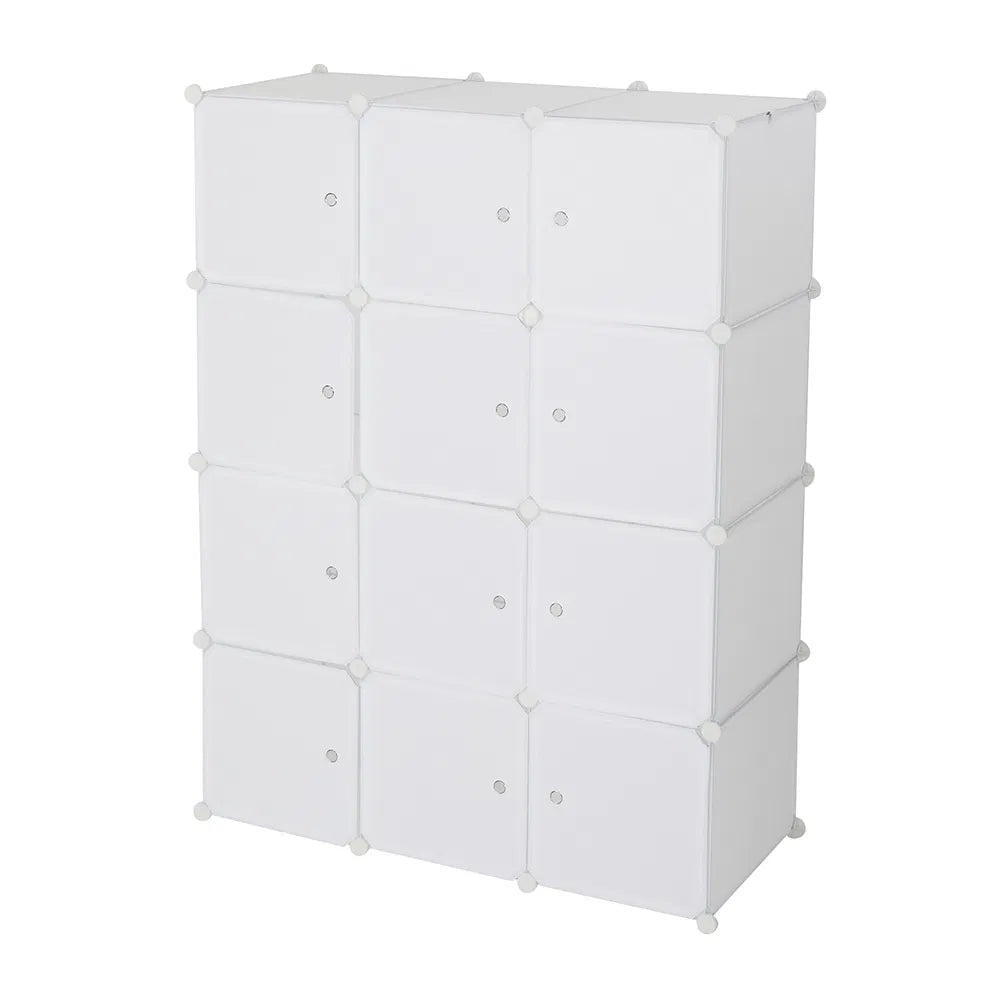 12 cube organizer stackable plastic product angle 10