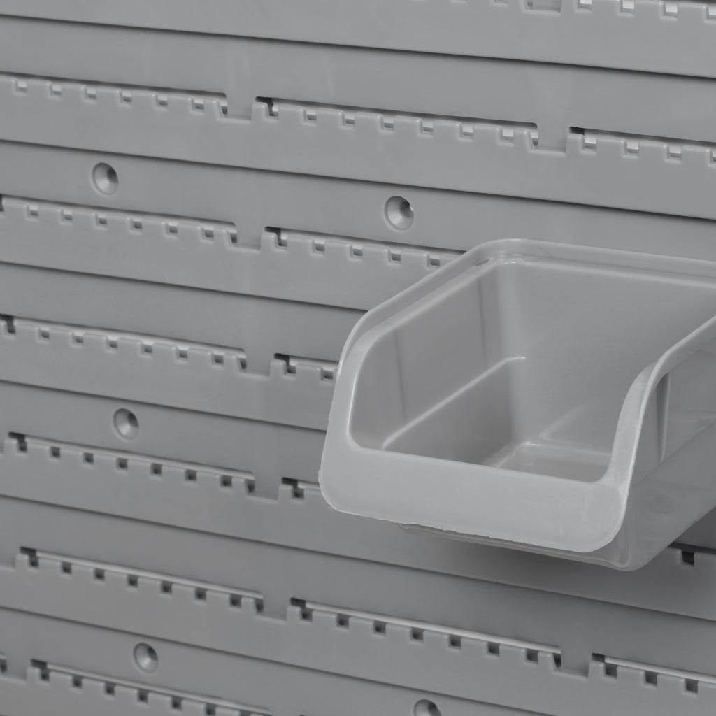 44 pcs wall mounted pegboard detail and structure