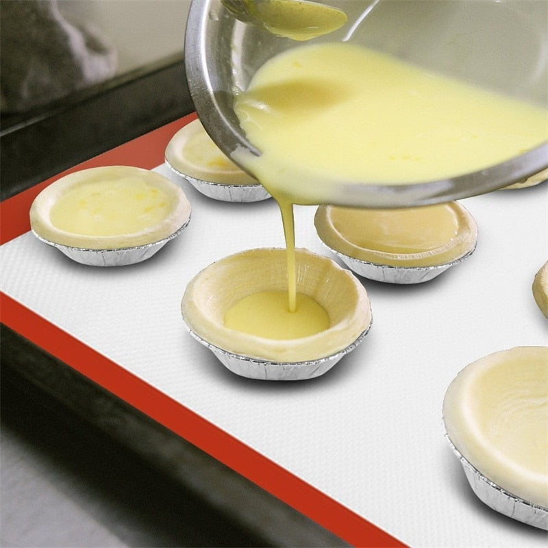 non stick silicone baking mat detail and structure