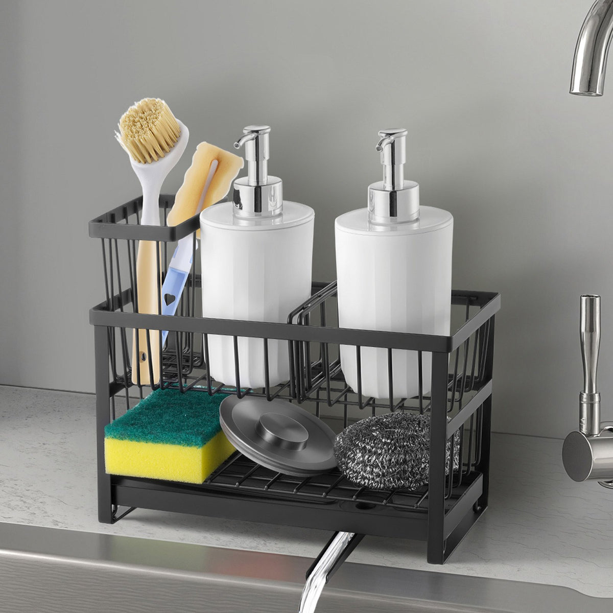 kitchen sink caddy organizer sponge main view