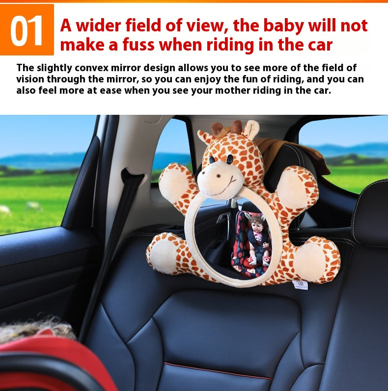 Car Mounted Child Safety Seat Basket Baby Reflector - Image 5