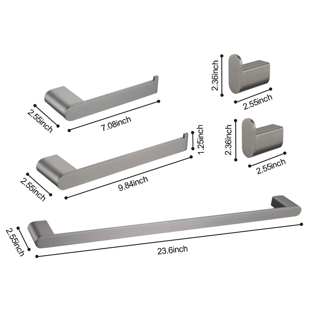 5 Piece Bathroom Hardware Set - Image 2