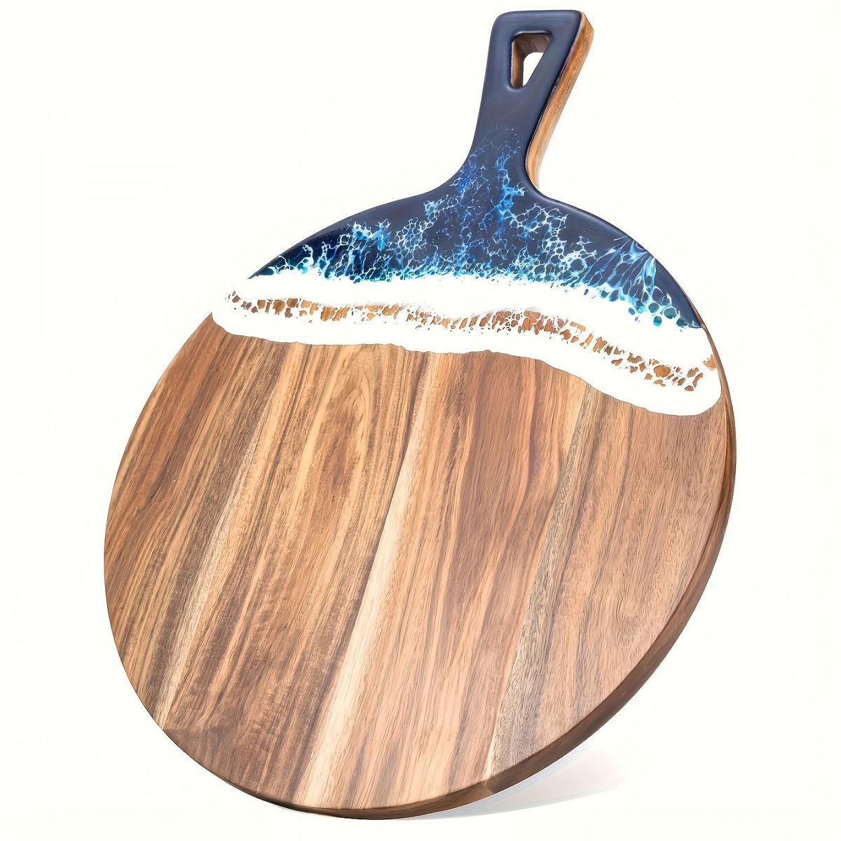 Round Acacia Wood Cutting Board Natural Solid Wood Cutting Board Thickened - Image 3