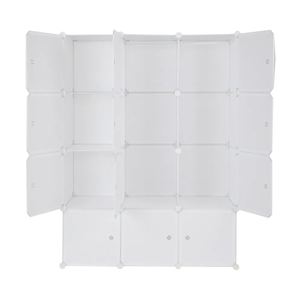 12 cube organizer stackable plastic detail and structure