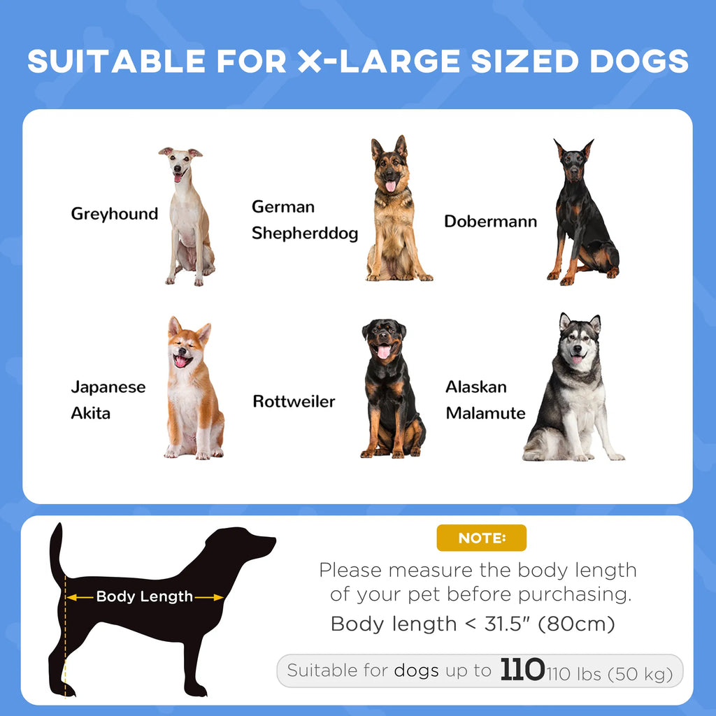 Elevated Cooling Pet Bed Portable Raised Dog Cot with Canopy for XL Sized Dogs - Image 5