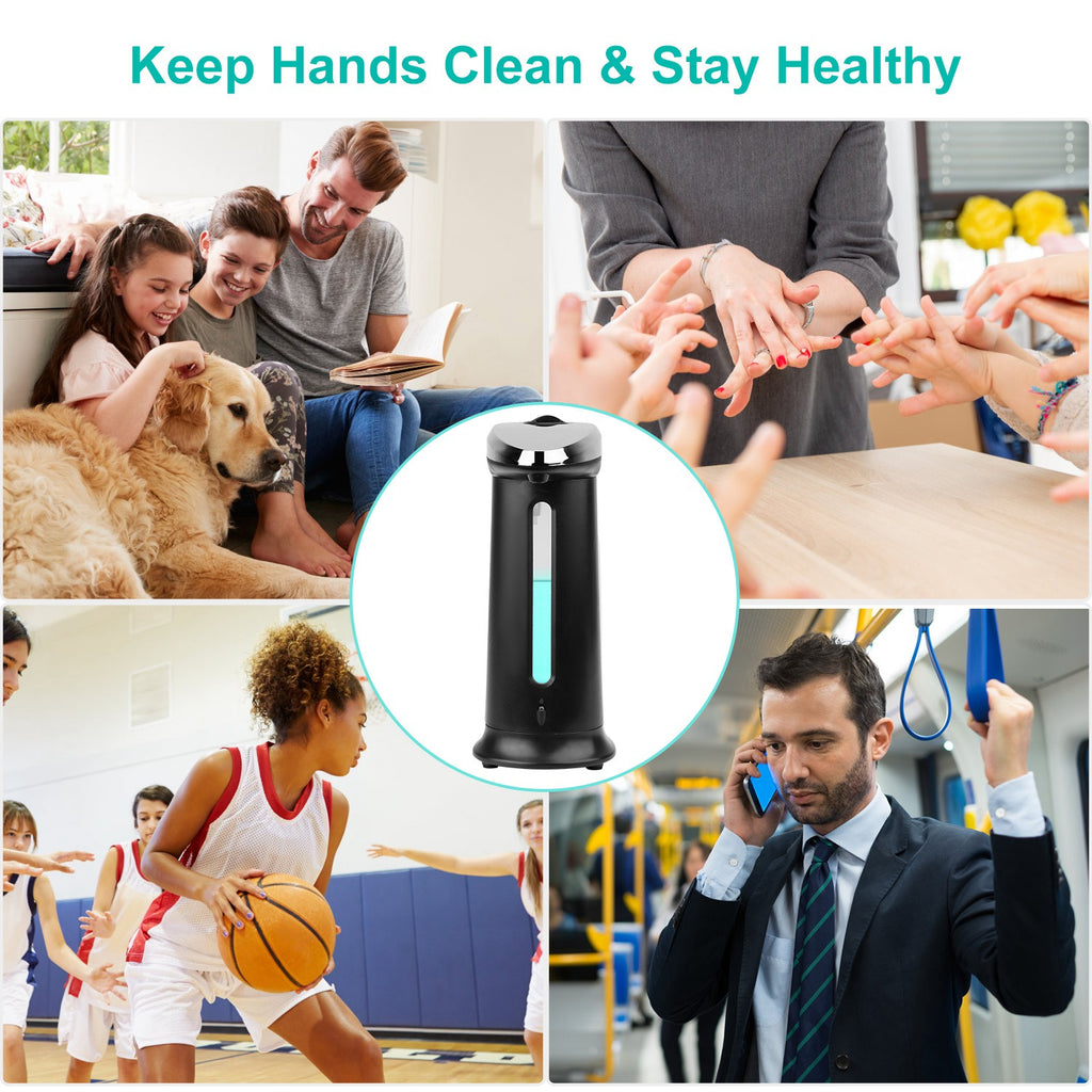 1pc automatic soap dispenser 400ml product angle 8