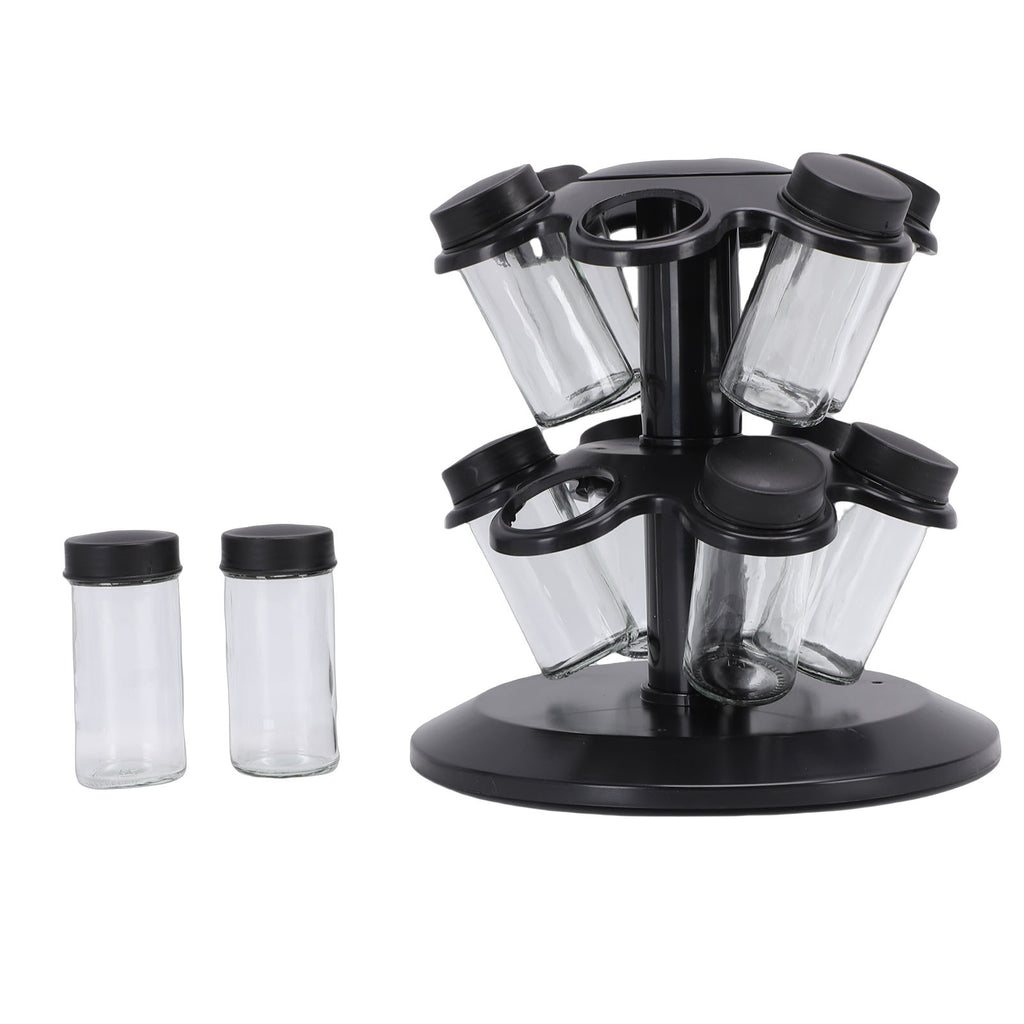 revolving countertop seasoning bottle rack detail and structure