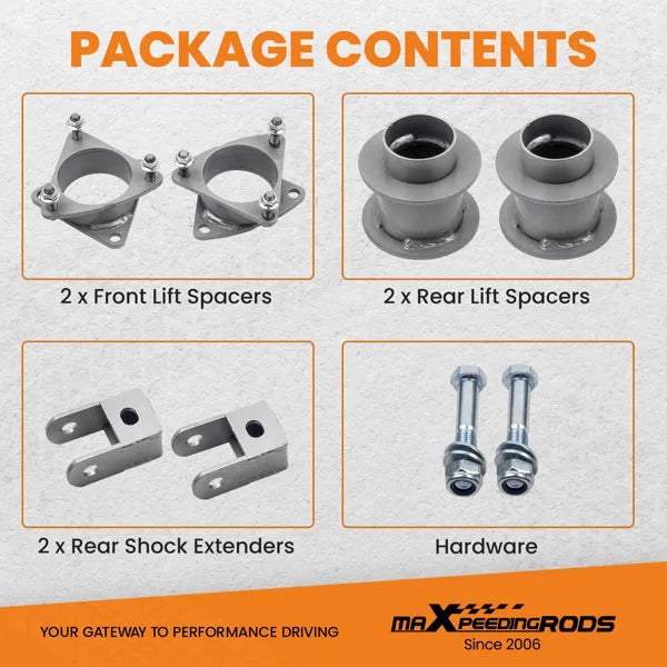 Front 3" Rear 3" Lift Kit for GMC Yukon XL Chevy Tahoe Suburban 1500 2007 2020 - Image 3