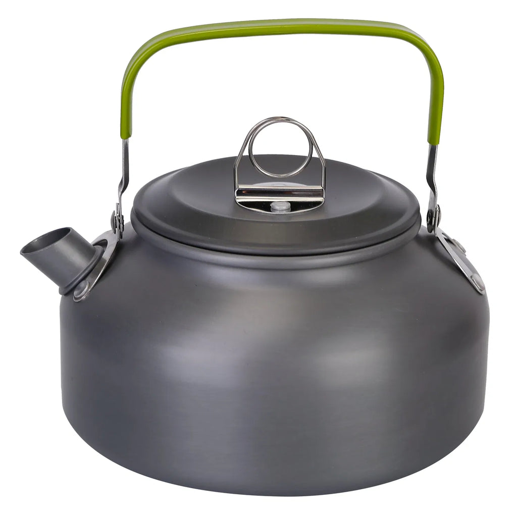 12Pcs Camping Cookware Set Camping Stove Aluminum Pot Pans Kit for Hiking - Image 2