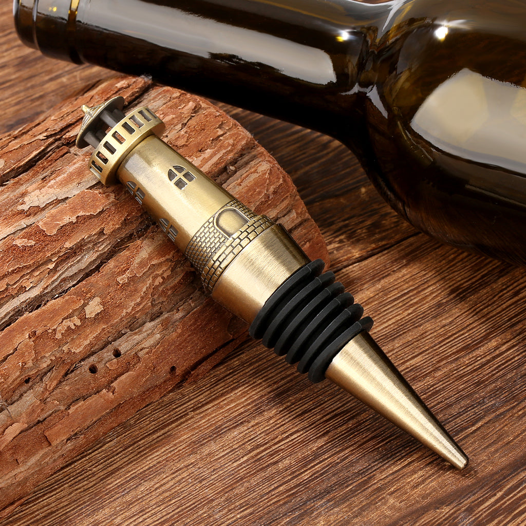Creative Lighthouse Wine Stopper Seals The Aroma Of Wine Protects - Image 4