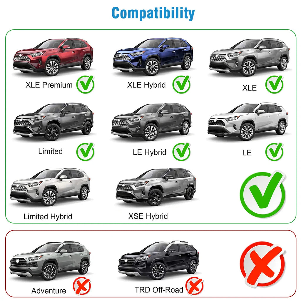 Car Roof Rack Cross Bars Aluminum Alloy Cargo Carrier Rooftop Crossbars Fit for - Image 2