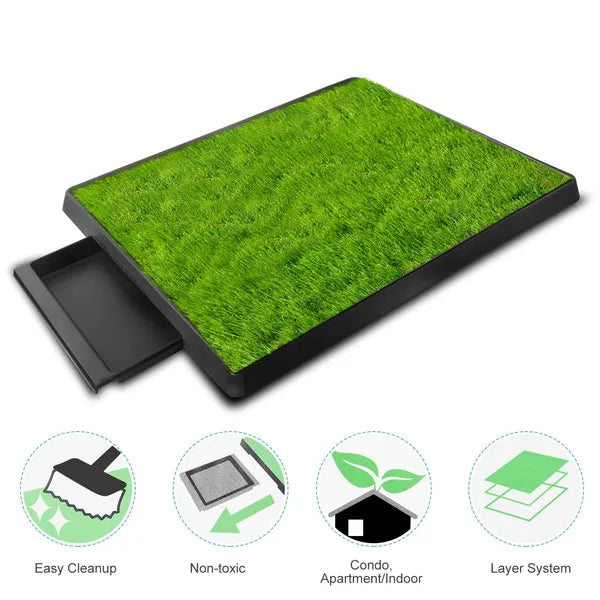 Dog Toilet Indoor Puppy Training Pad Dog Potty Pet Training Grass Mat - Image 5