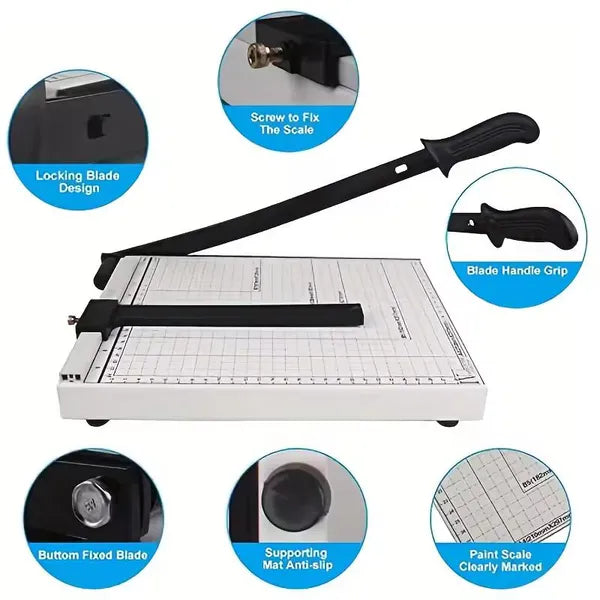 Safe Paper Cutter Slid Proof Paper Trimmer Versatile Paper Cutter Stable Paper