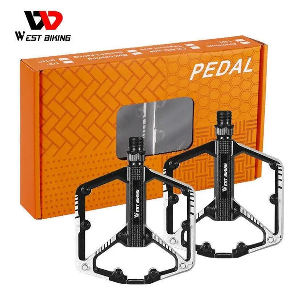 Bicycle Pedals DU Bearing Aluminum MTB Bicycle Pedals Black 9/16 Inch - Image 3