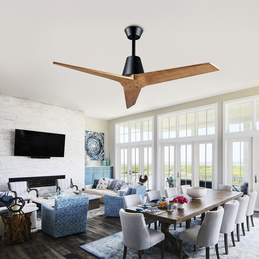 52inch Ceiling Fan with Remote Control Indoor or Outdoor Fan No Light - Image 2