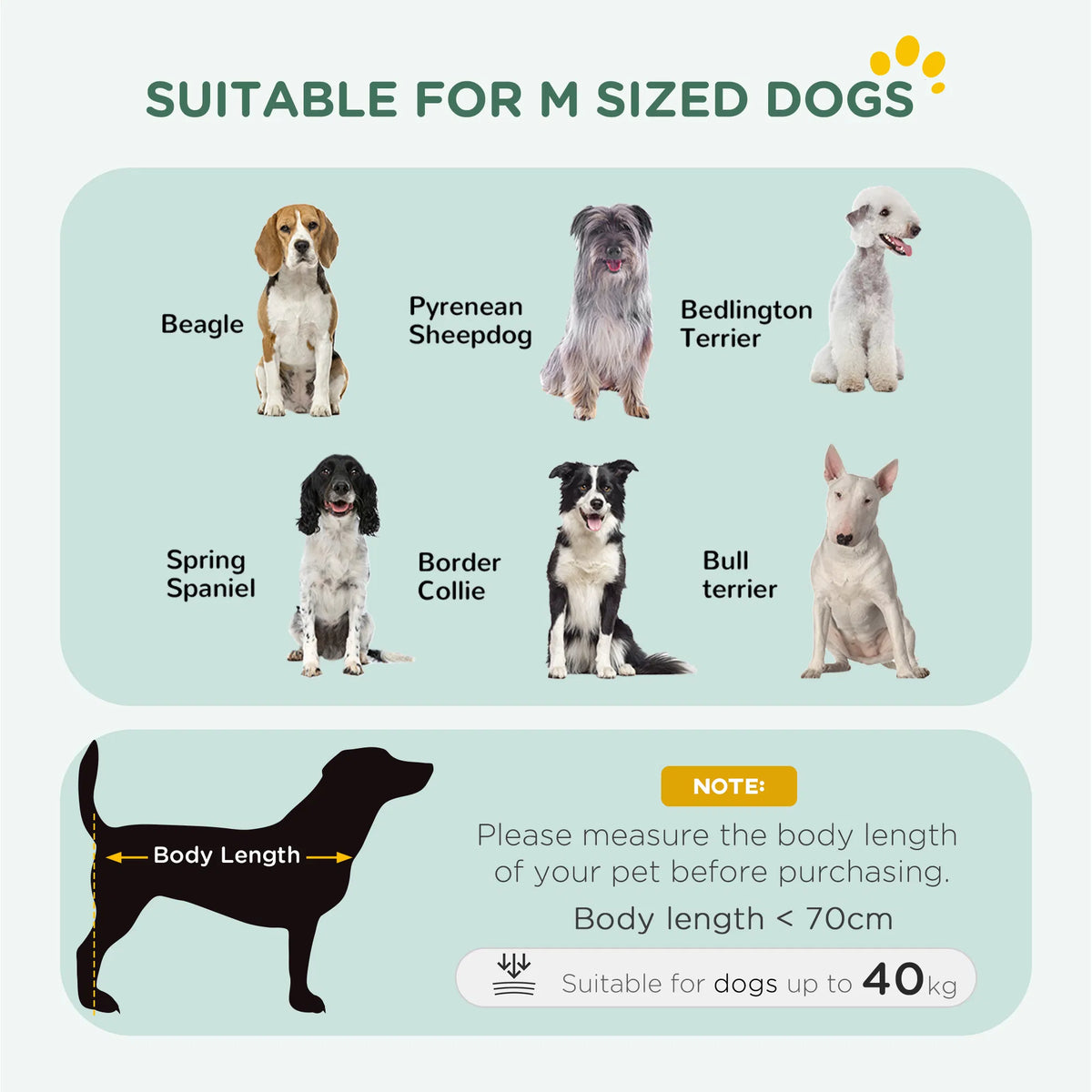 41" Dog Crate with 2 Doors Folding Metal Dog Cage with Soft Cushion Removable - Image 5