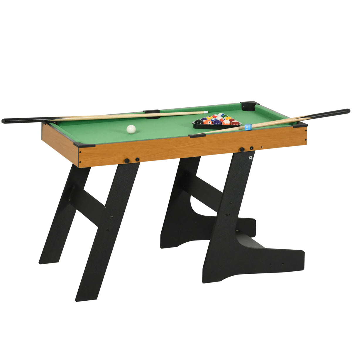 38" Mini Pool Table Set Tabletop Billiards Game with Easy Folding for Storage - Image 3