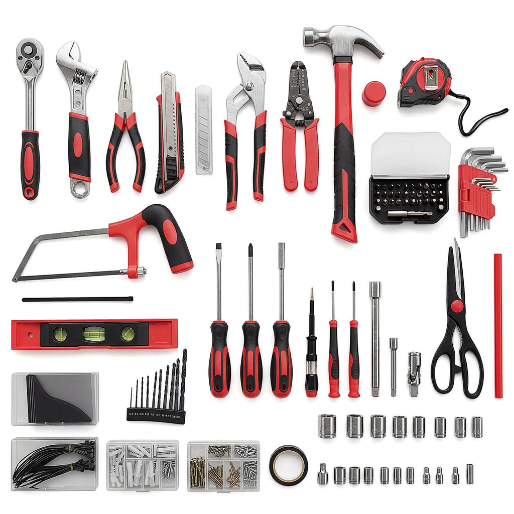 Home And Auto Repair Tool Kit With Drawer Storage Toolbox Complete Tool Set - Image 4