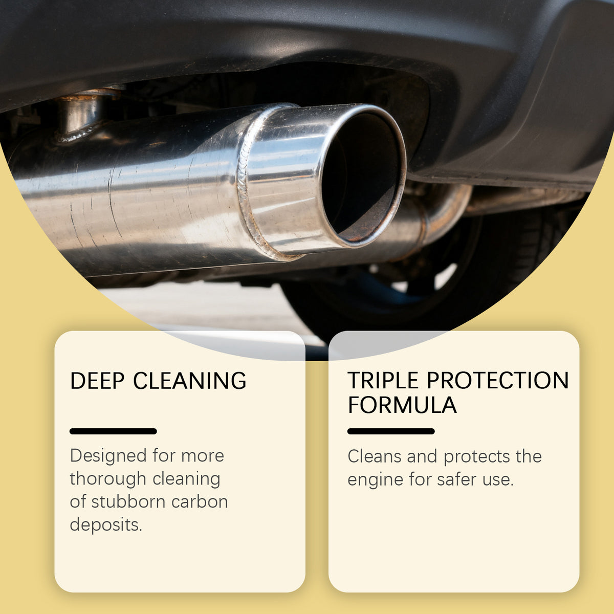 Car Engine Cleaner Carbon Deposit Remover Fuel Saver Gasoline Treatment - Image 3