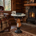 Deer Head Accent Table Animal Statue End Tables Livingroom