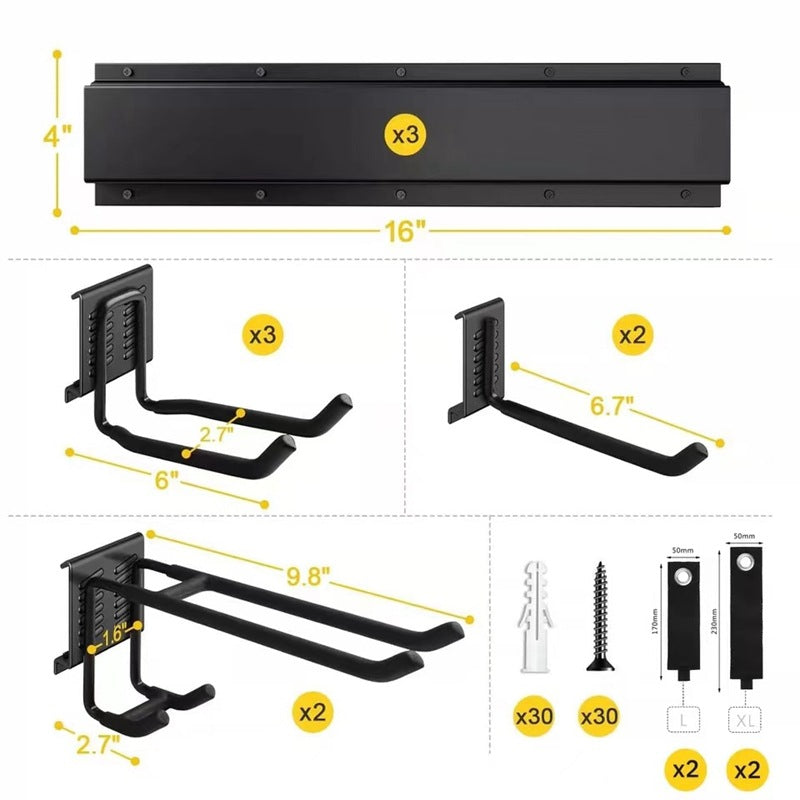 Heavy duty Garage Removable Adjustable Wall Hook - Image 5
