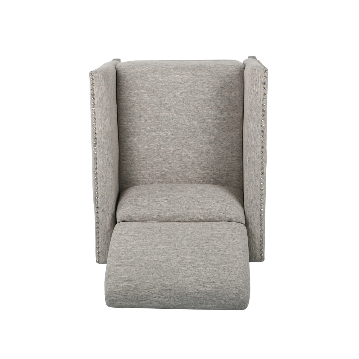 Pushback Recliner Chair with side pocket Fabric Armchair Push Back Recliner - Image 4