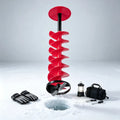 Nylon Ice Auger Drill Bit with Extension Rod & Drill Adapter for Ice Fishing