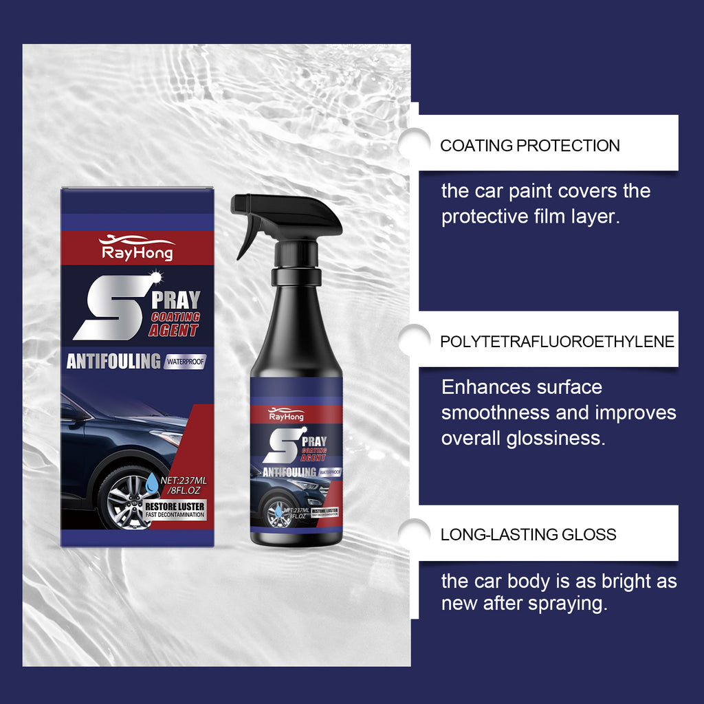 Car Coating Spray Kit Paint Sealant Anti Stain Mirror Shine Restoration - Image 3