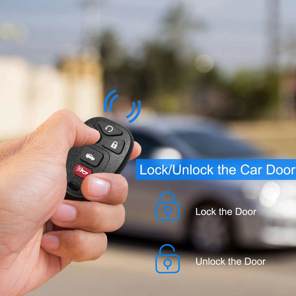 2 Keyless Entry Car Key Remote Key Fob Case Button Pad Replacement for - Image 3