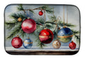 Christmas Ornaments Dish Drying Mat Absorbent Dish Drying Mat Pad for Kitchen