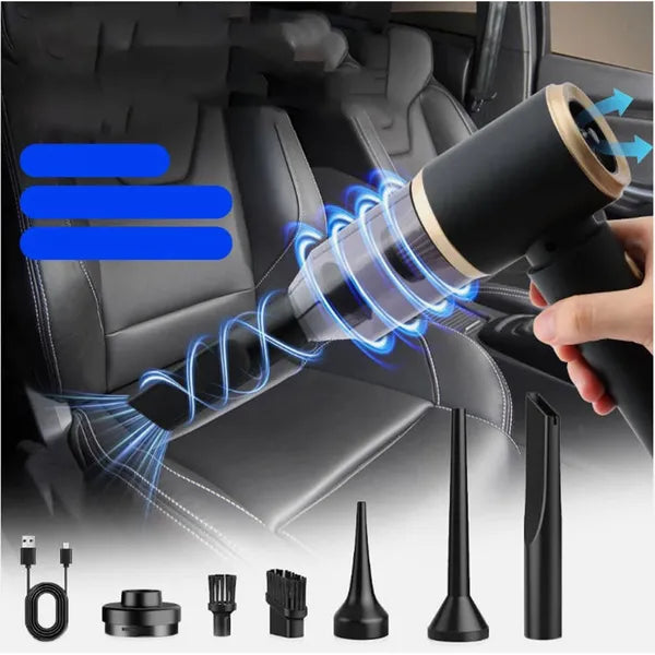 4in1 13000Pa Cordless Mini Handheld Vacuum Cleaner Wet & Dry Battery Car Office - Image 5