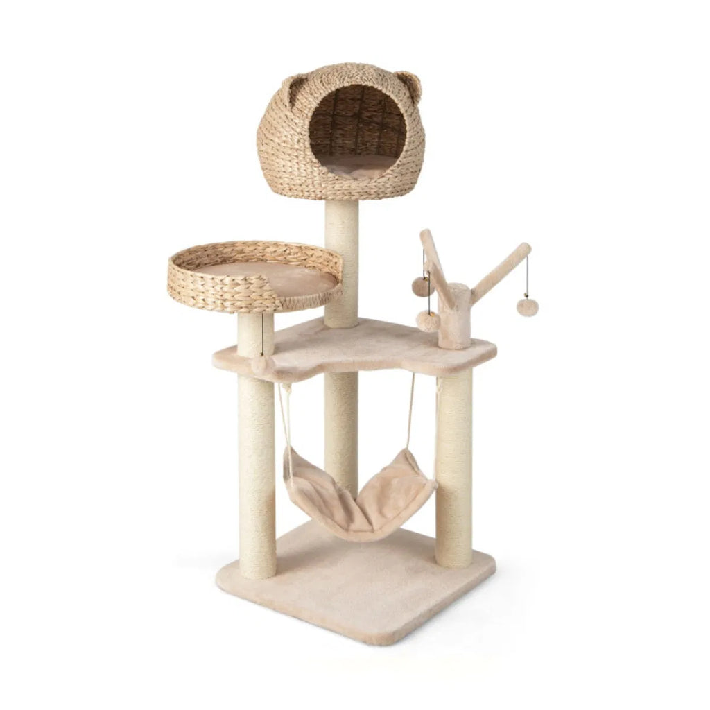 Five story cat tree with hammock - Image 2