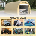 10 x 16 Carport Heavy Duty Portable Garage Storage Tent with Large Zippered